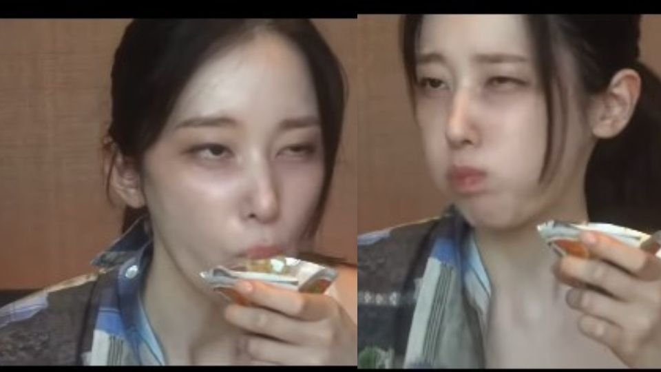 is she on drugs jeon jong seos mukbang moment goes viral for all the wrong reasons Post